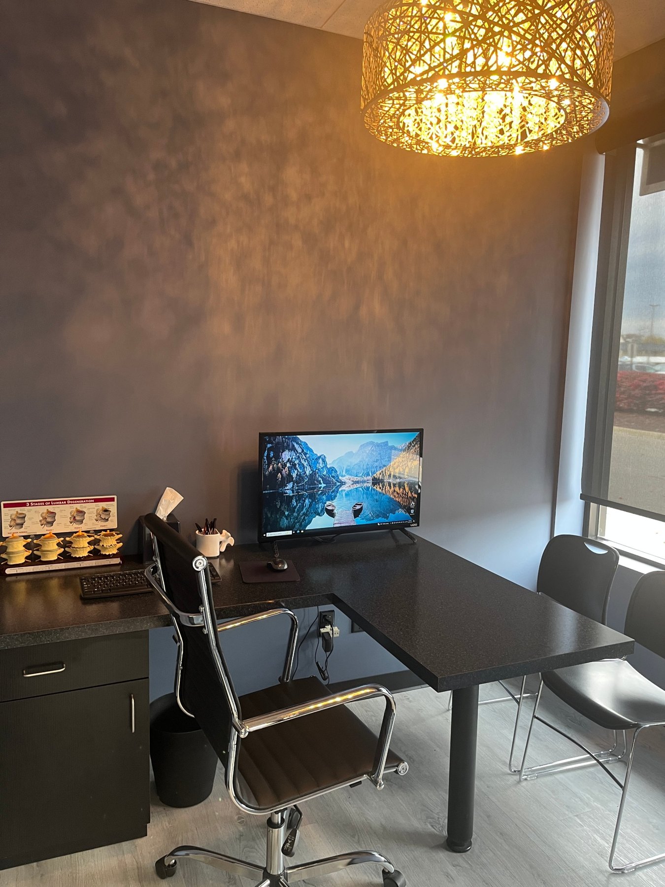 Consultation room at Livonia chiropractic office