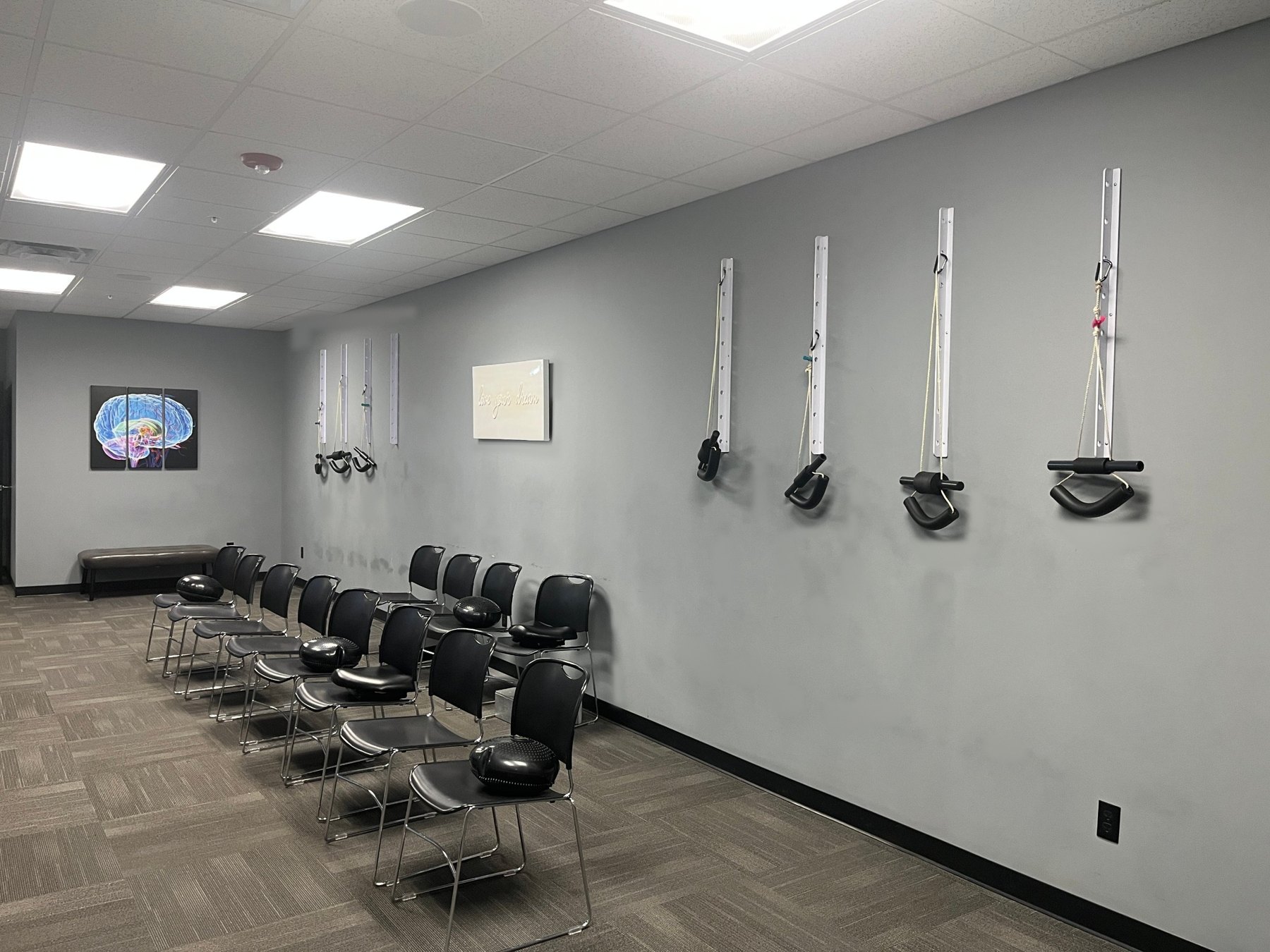 Cervical traction and posture rehab room in Livonia MI